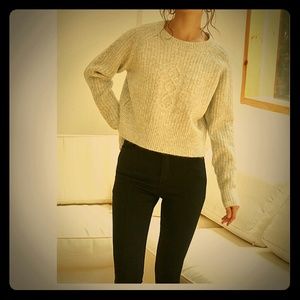 Twist Knit Pullover Sweater